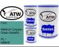 Preview: Ford, Medium Calypso Green Metallic, PL / M6600: 500ml Lackdose + 500ml Klarlack + 250ml Härter - Set, von ATW Autoteile West.